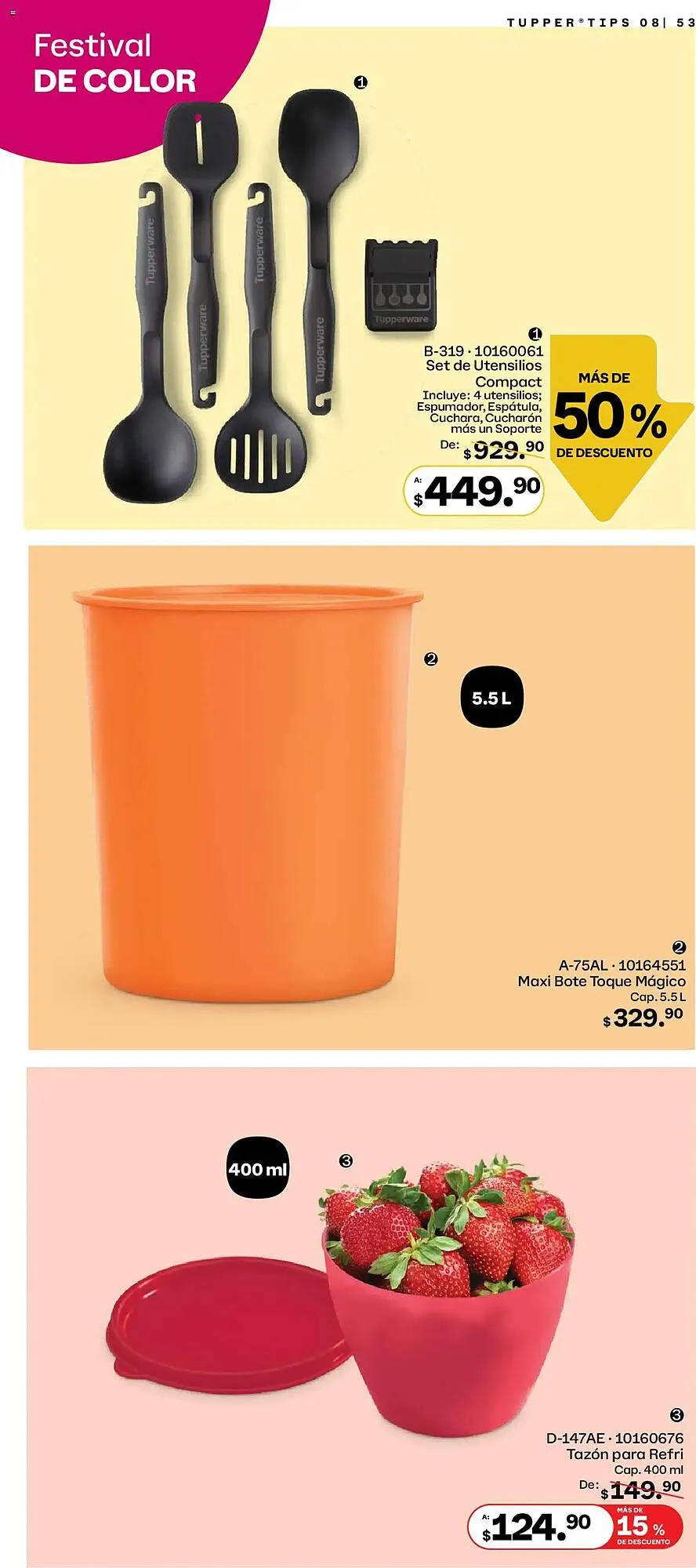 Catálogo de Catálogo Tupperware 14 de julio al 11 de agosto 2025 - Pagina 53