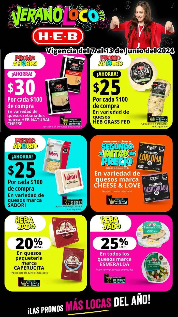Catálogo de Ofertas HEB - Verano Loco 10 de junio al 13 de junio 2024 - Pagina 16