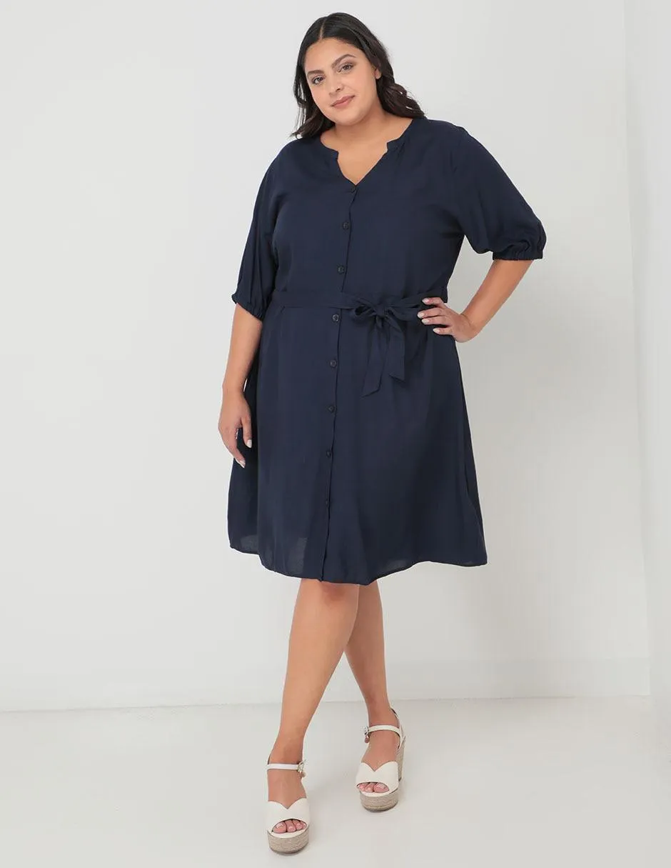 Vestido 3/4 casual Weekend Plus para mujer