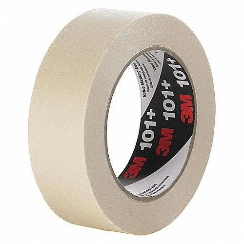 Cinta de Enmascarar Respaldo Papel , Adhesivo Caucho , 5.10 mil Espesor , 48mm Ancho , 55m Largo , Rollo Continuo