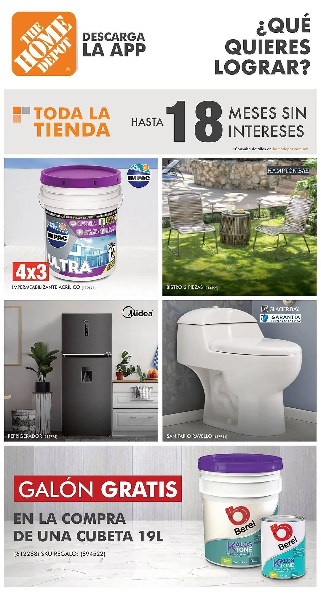Catálogo de Catálogo The Home Depot 16 de junio al 17 de junio 2025 - Pagina 1