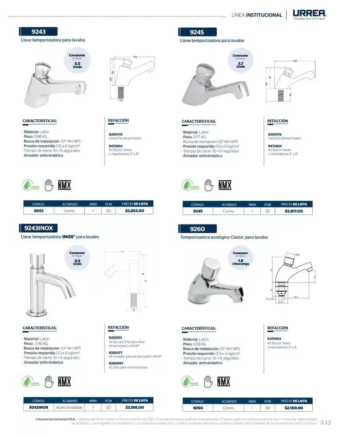 Catálogo de Catálogo Residencial 2025 28 de febrero al 28 de febrero 2026 - Pagina 349