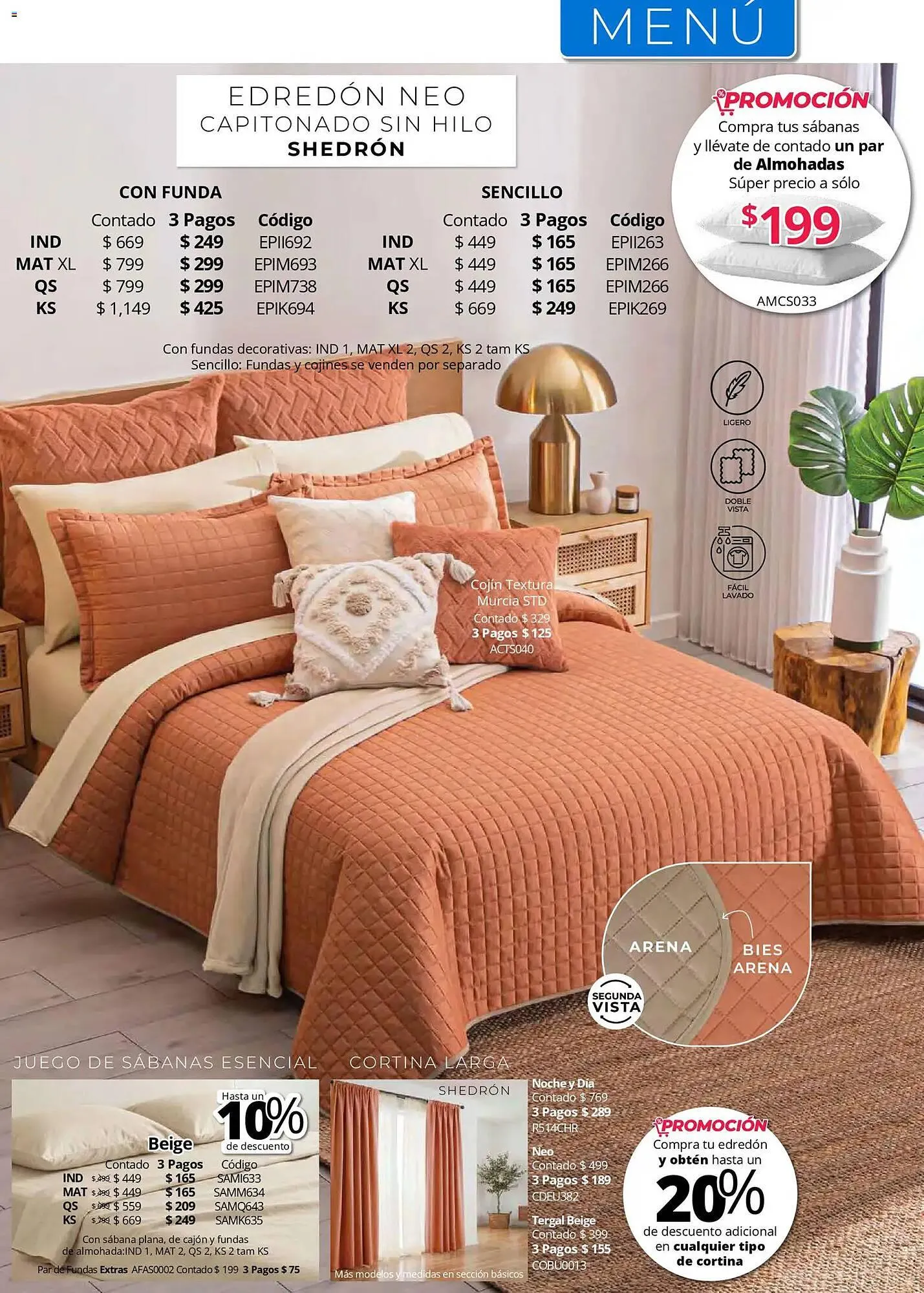 Catálogo de Catálogo Colchas Concord 1 de mayo al 1 de agosto 2026 - Pagina 102