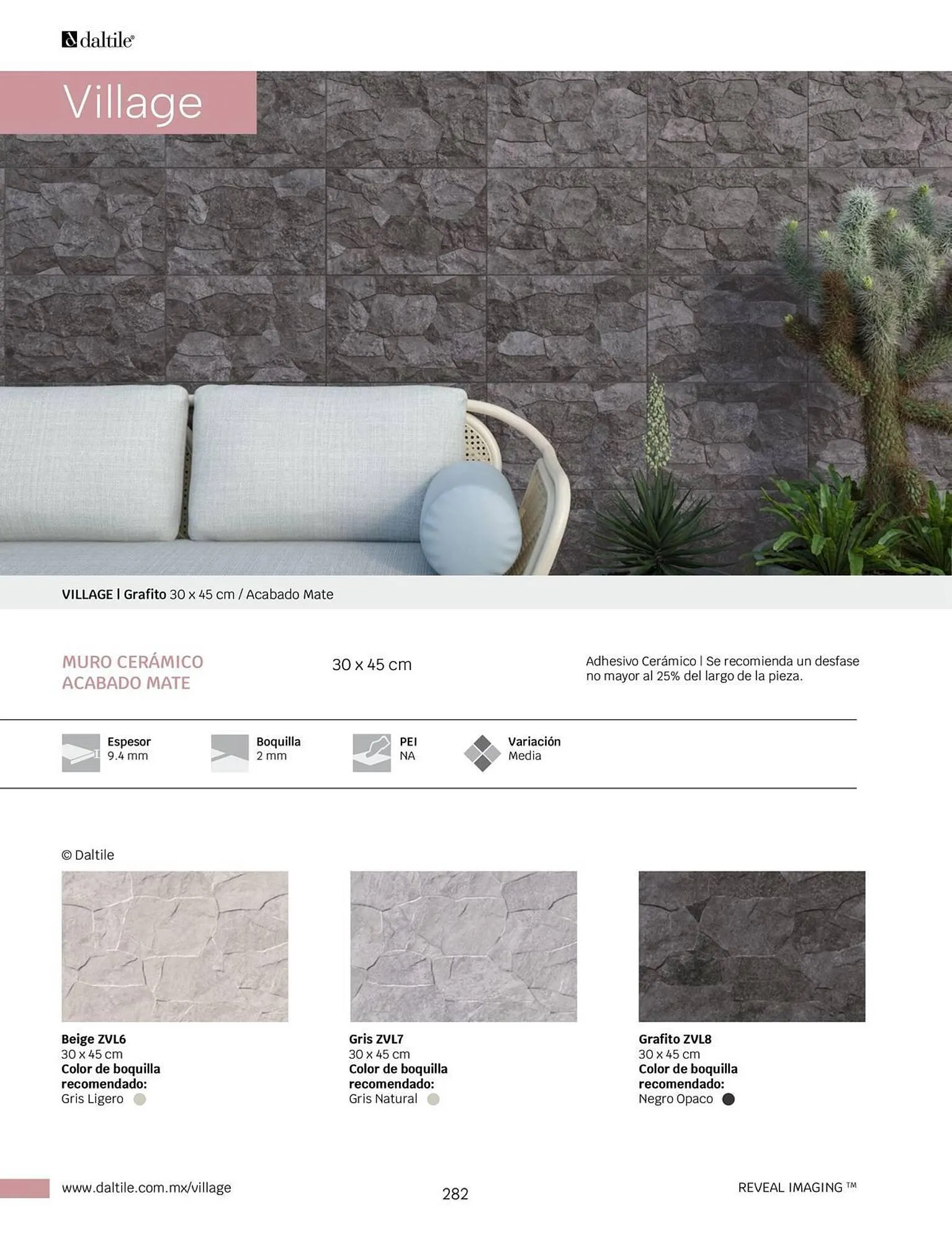 Catálogo de Catálogo Daltile 1 de enero al 31 de diciembre 2024 - Pagina 282