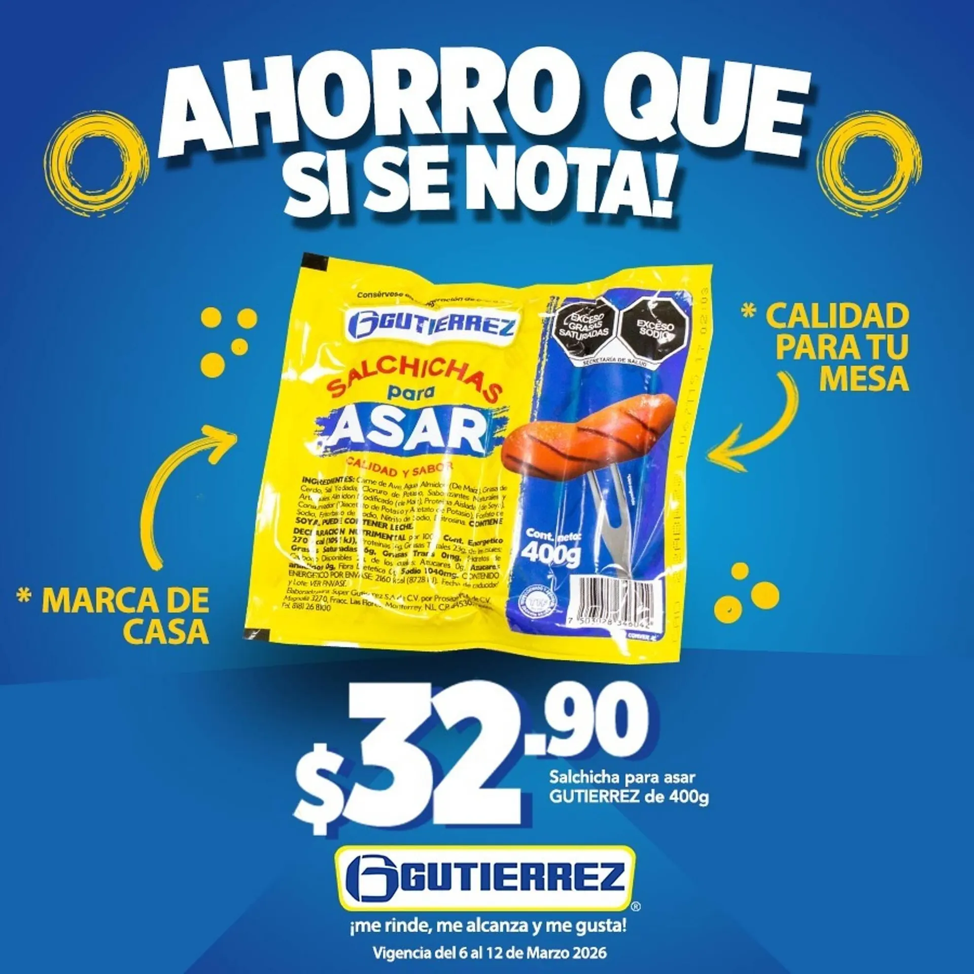 Catálogo de Folleto Super Gutiérrez 7 de marzo al 12 de marzo 2026 - Pagina 3