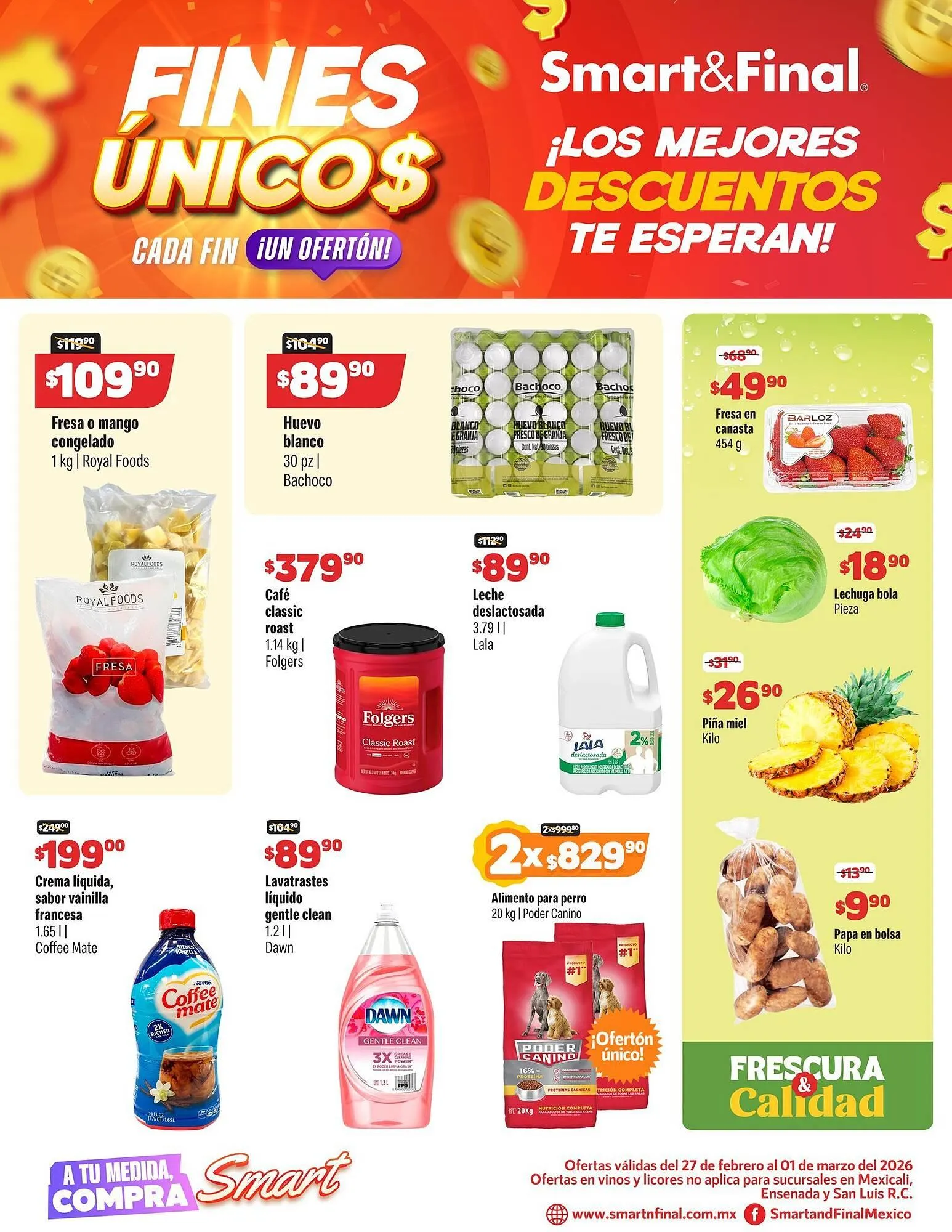 Catálogo de Catálogo Smart & Final 27 de febrero al 1 de marzo 2026 - Pagina 1