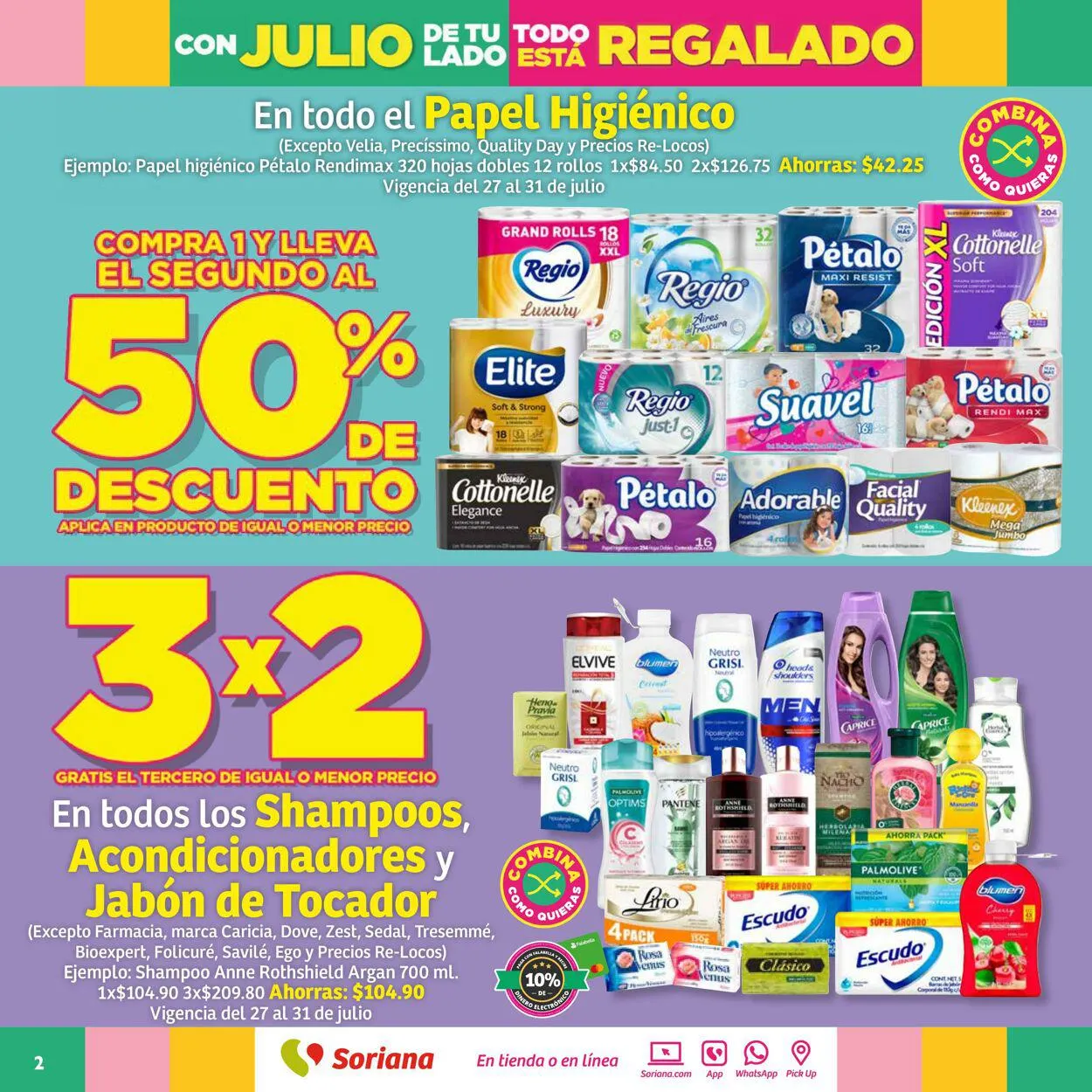 Catálogo de Soriana - Julio Regalado Súper Nacional Oferta actual 27 de julio al 3 de agosto 2023 - Pagina 2
