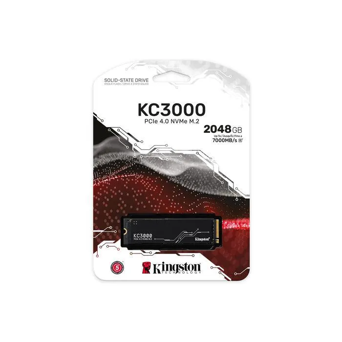 Ssd M.2 Kingston Kc3000 2Tb Pcie 4.0 Nvme Skc3000D/2048G