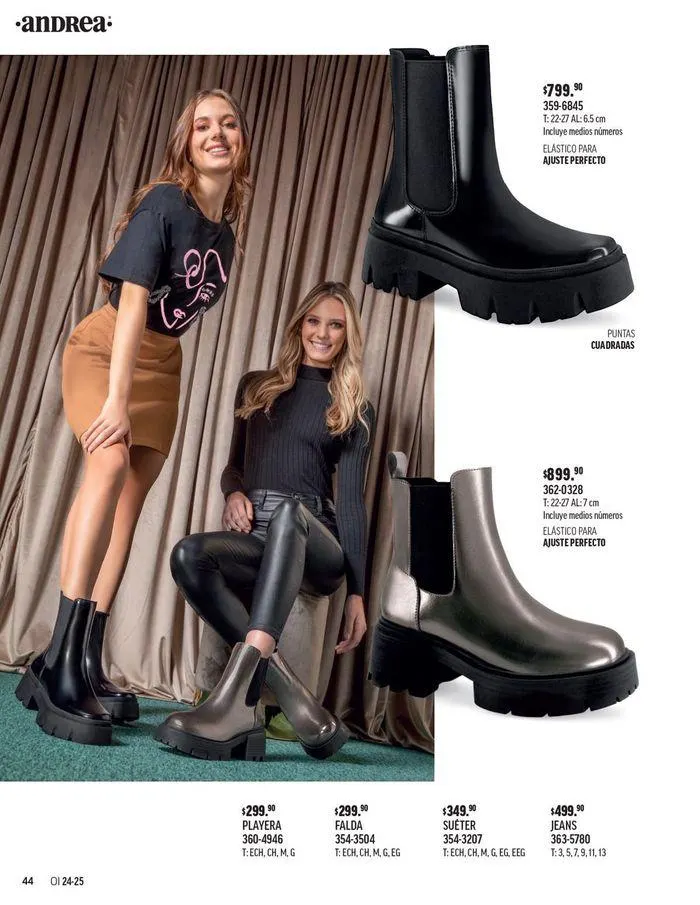Catálogo de ANDREA - CALZADO DAMA 26 de agosto al 25 de enero 2025 - Pagina 138