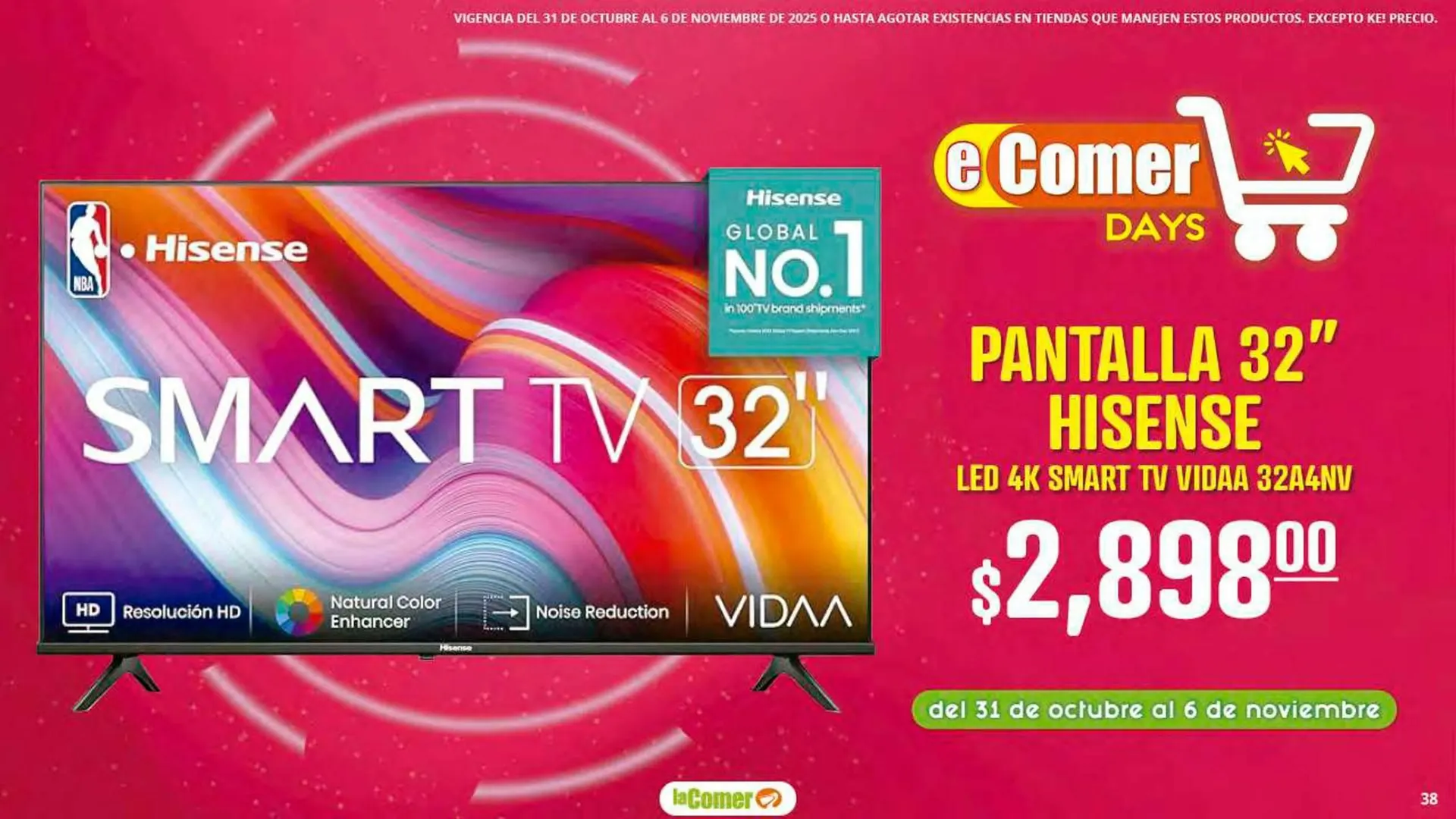 Catálogo de Folleto La Comer 31 de octubre al 6 de noviembre 2025 - Pagina 38