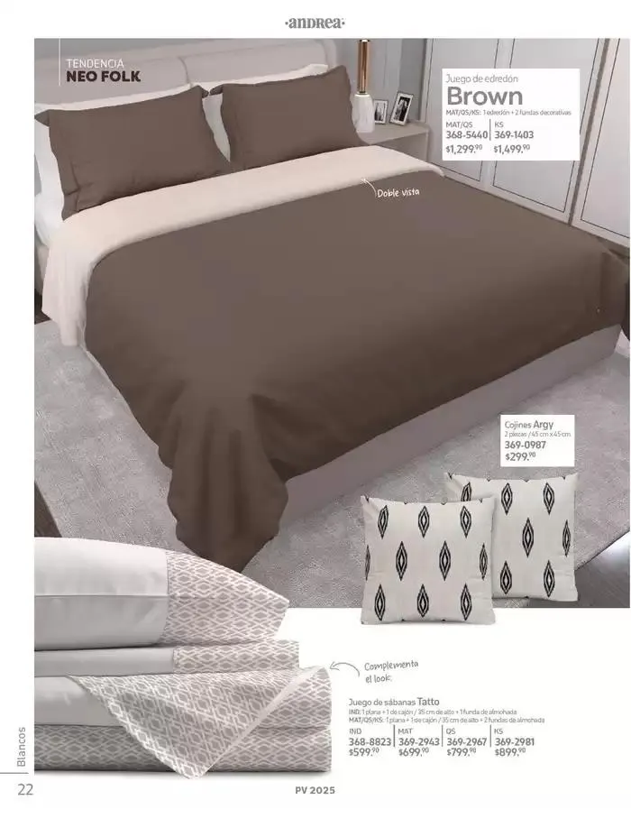 Catálogo de ANDREA | ANDREA HOME 26 de enero al 24 de mayo 2025 - Pagina 22
