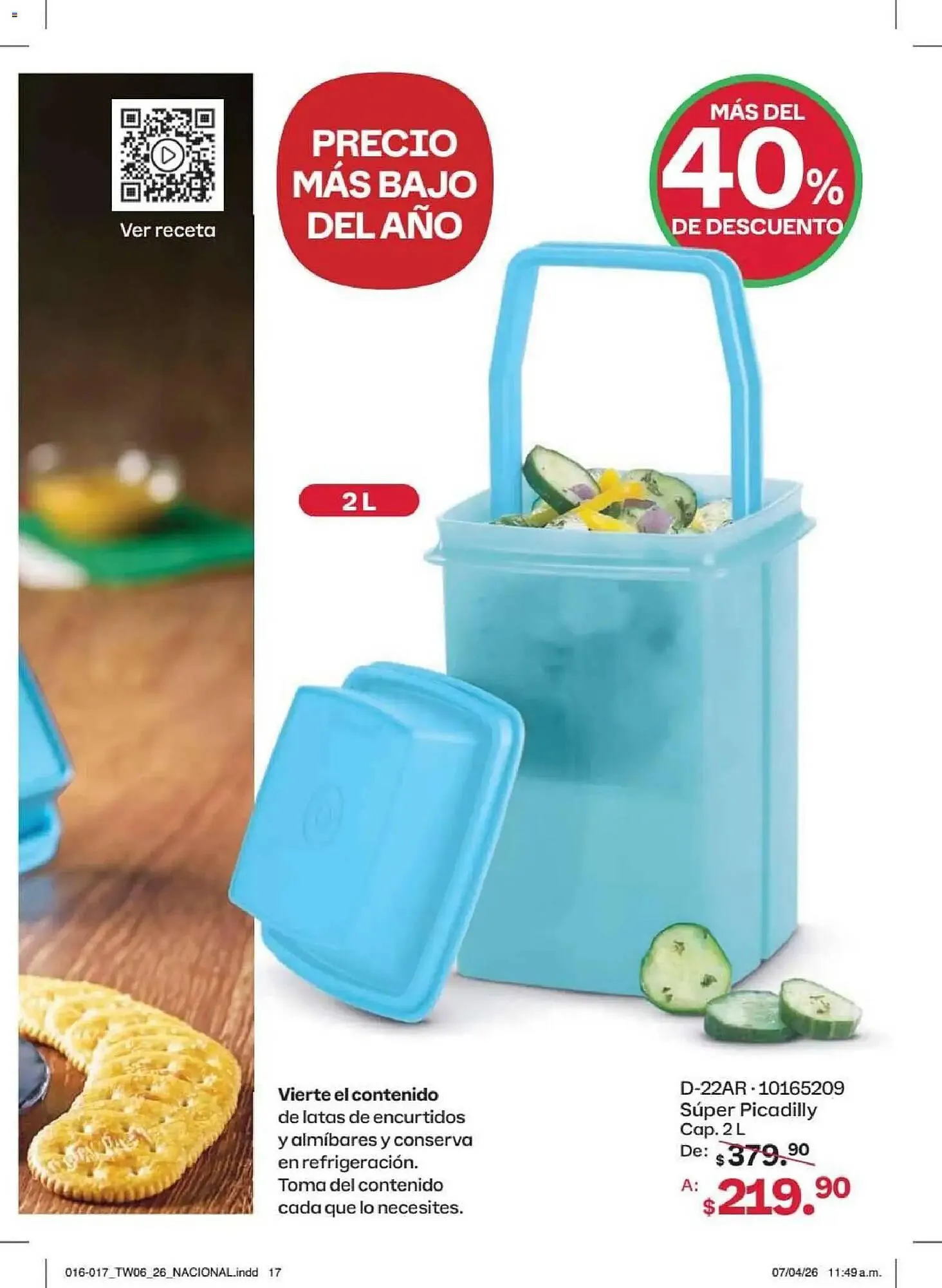 Catálogo de Catálogo Tupperware 18 de mayo al 14 de junio 2026 - Pagina 17