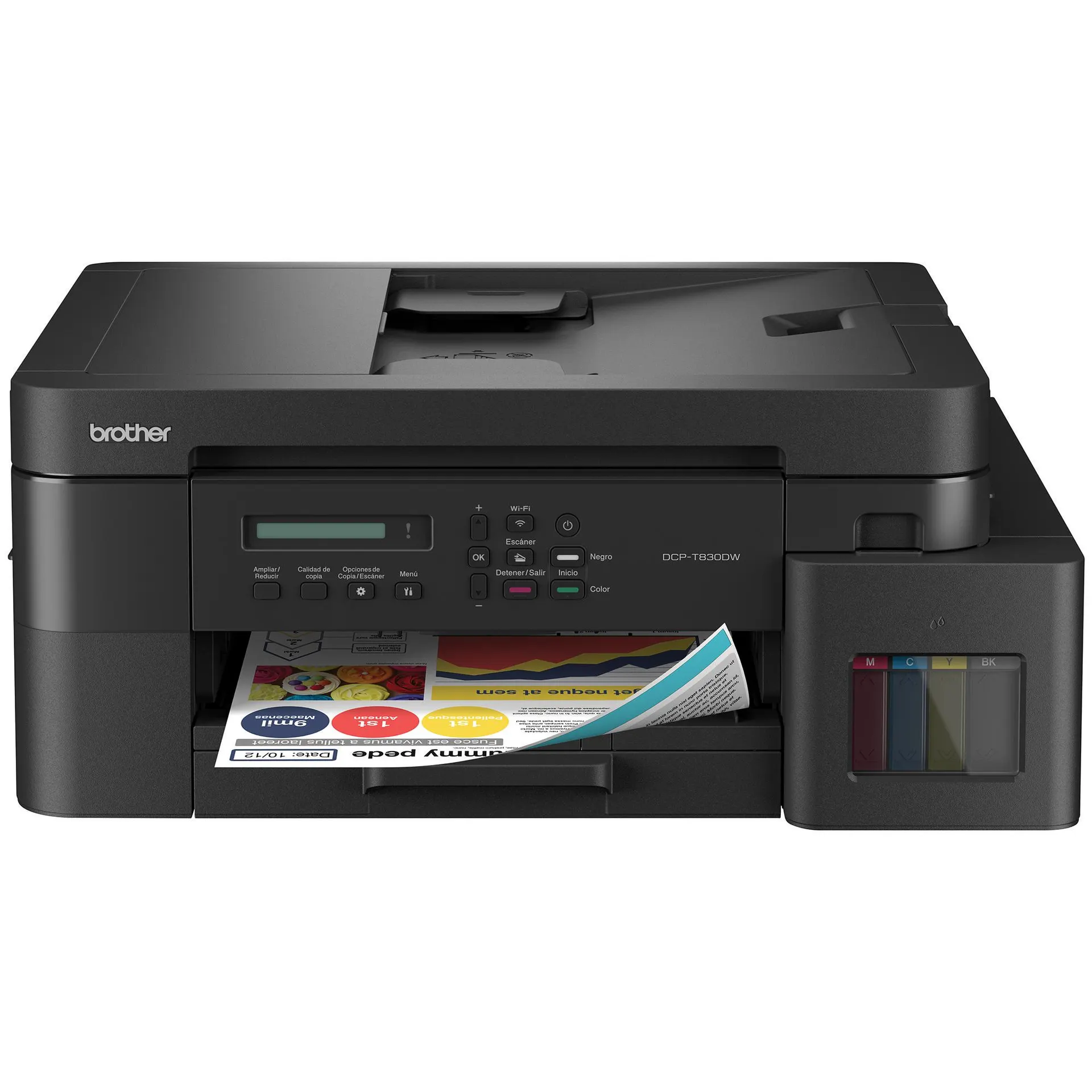 Multifuncional Brother Inkbenefit Tank Dcpt830Dw Inyección De Tinta Continua Duplex Wi-Fi Usb