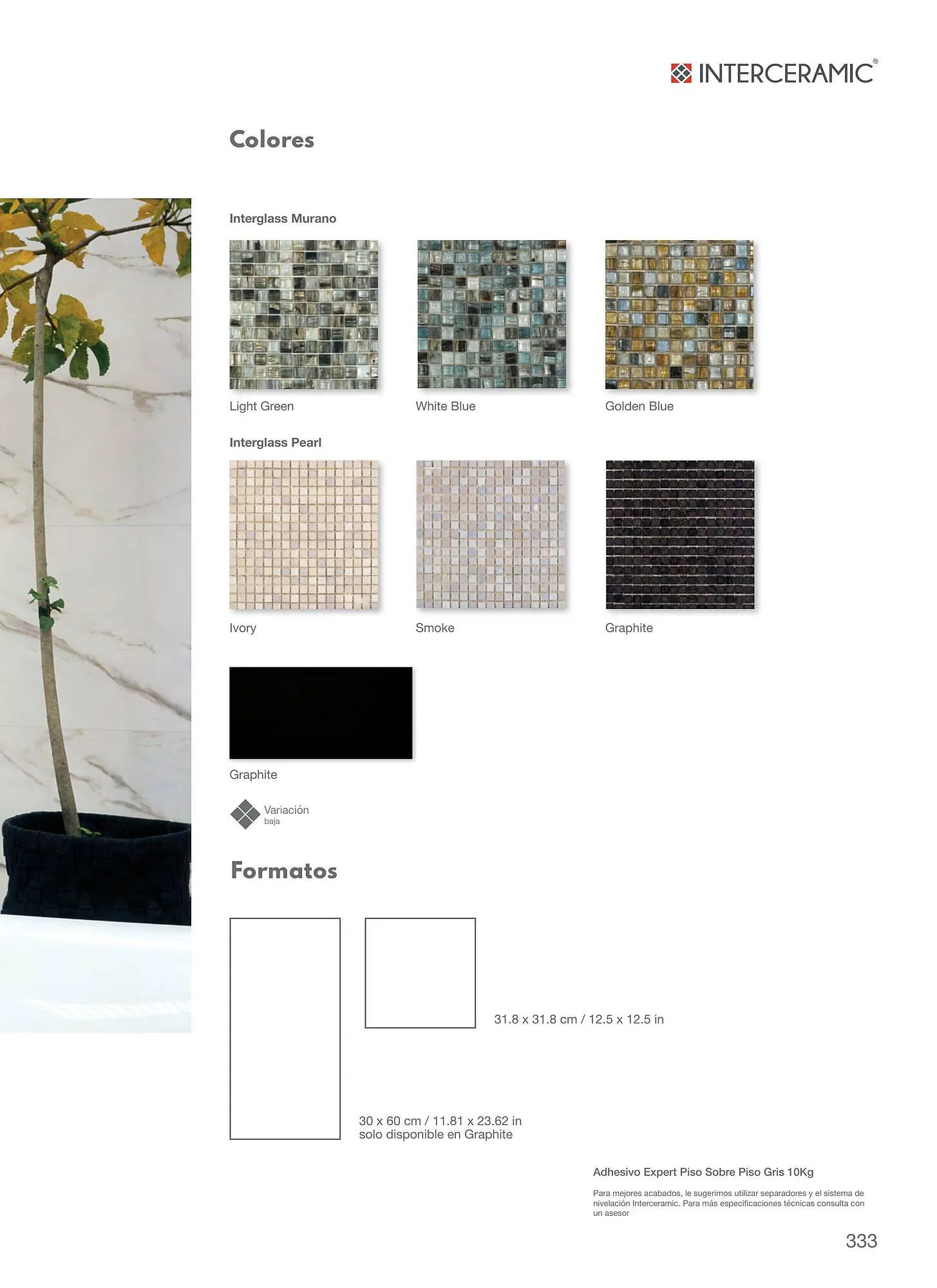 Catálogo de Catálogo Interceramic 12 de marzo al 31 de diciembre 2024 - Pagina 333
