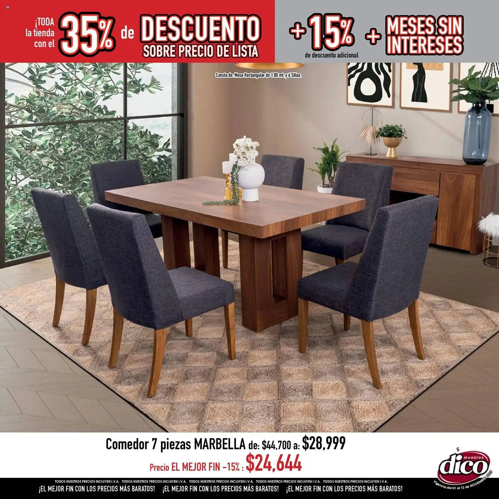 Catálogo de Catálogo Muebles Dico 1 de noviembre al 13 de noviembre 2025 - Pagina 5