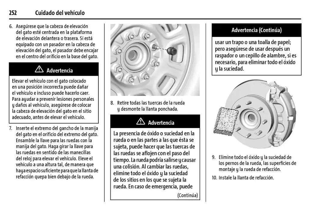 Catálogo de BrightDrop 400 Y BrightDrop 600 Manual del propietario 22 de enero al 31 de diciembre 2025 - Pagina 253