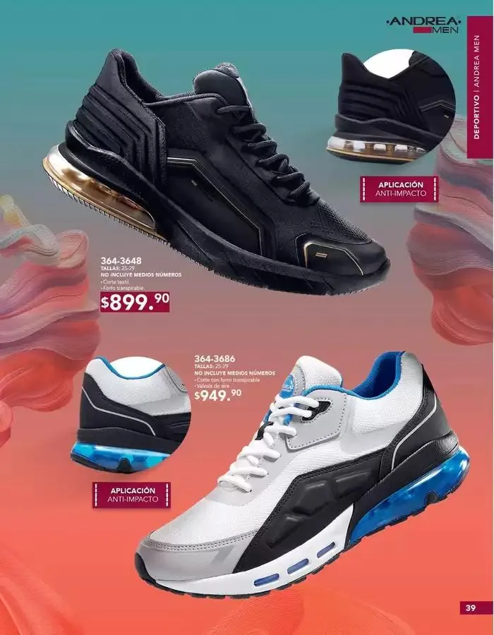 Catálogo de ANDREA | CALZADO CABALLERO 26 de enero al 24 de mayo 2025 - Pagina 39