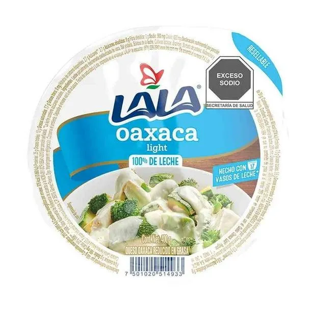 Queso Oaxaca Lala light 400 g