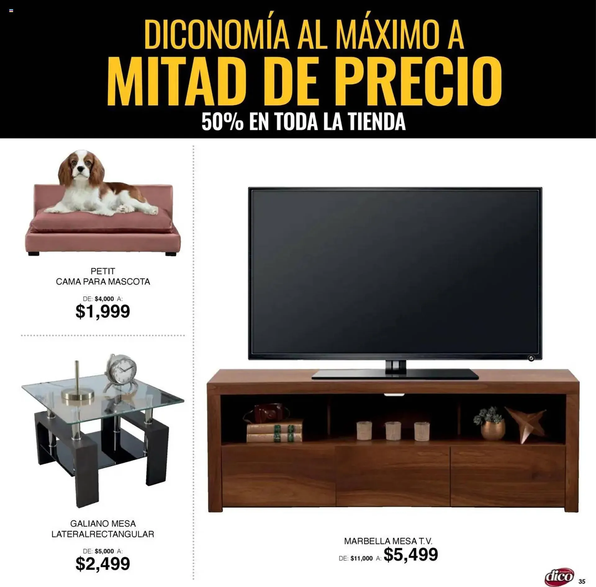Catálogo de Catálogo Muebles Dico 1 de julio al 1 de agosto 2025 - Pagina 35
