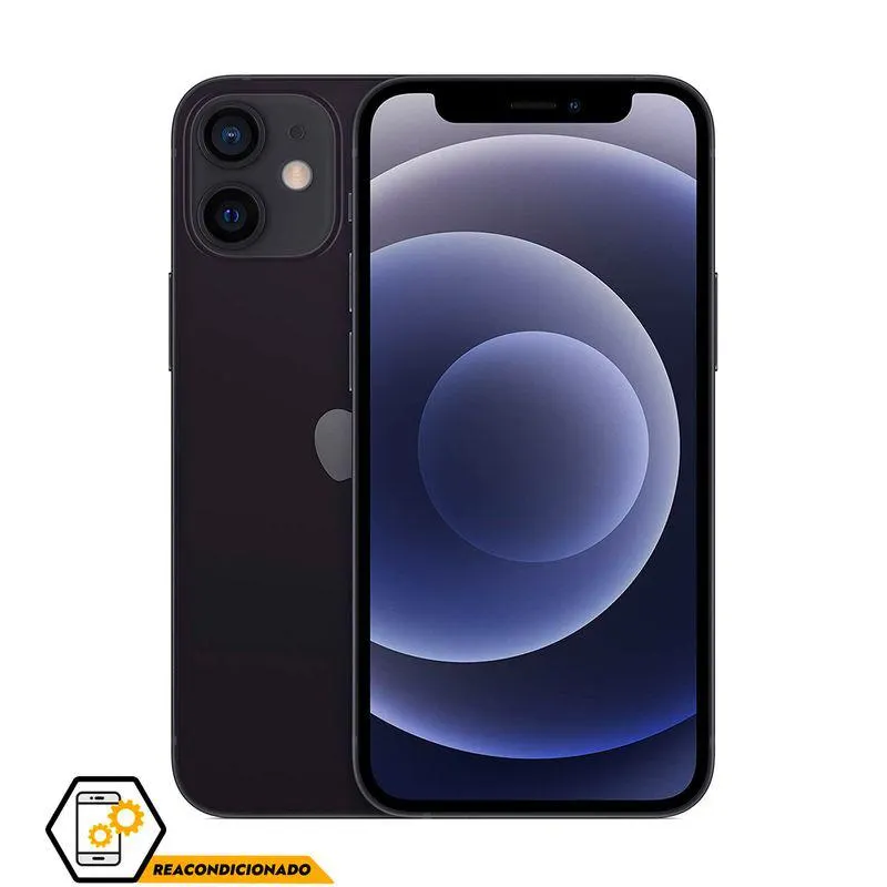 Apple iPhone 12 Mini 128GB Reacondicionado Negro
