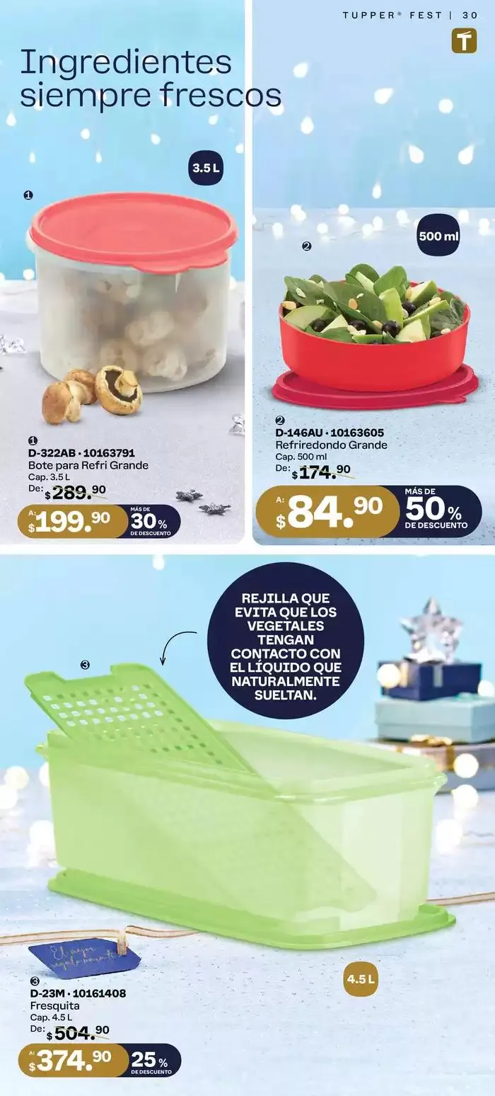 Catálogo de Tupper Tips 20 de diciembre al 29 de diciembre 2024 - Pagina 30