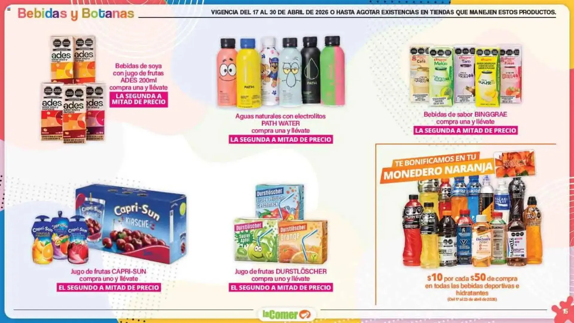 Catálogo de Folleto La Comer 17 de abril al 30 de abril 2026 - Pagina 15