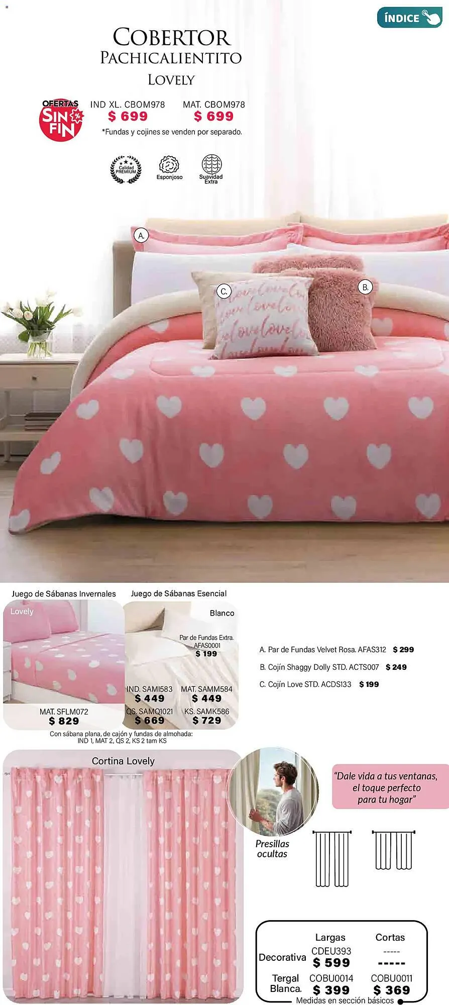 Catálogo de Catálogo Colchas Concord 1 de noviembre al 1 de febrero 2026 - Pagina 284