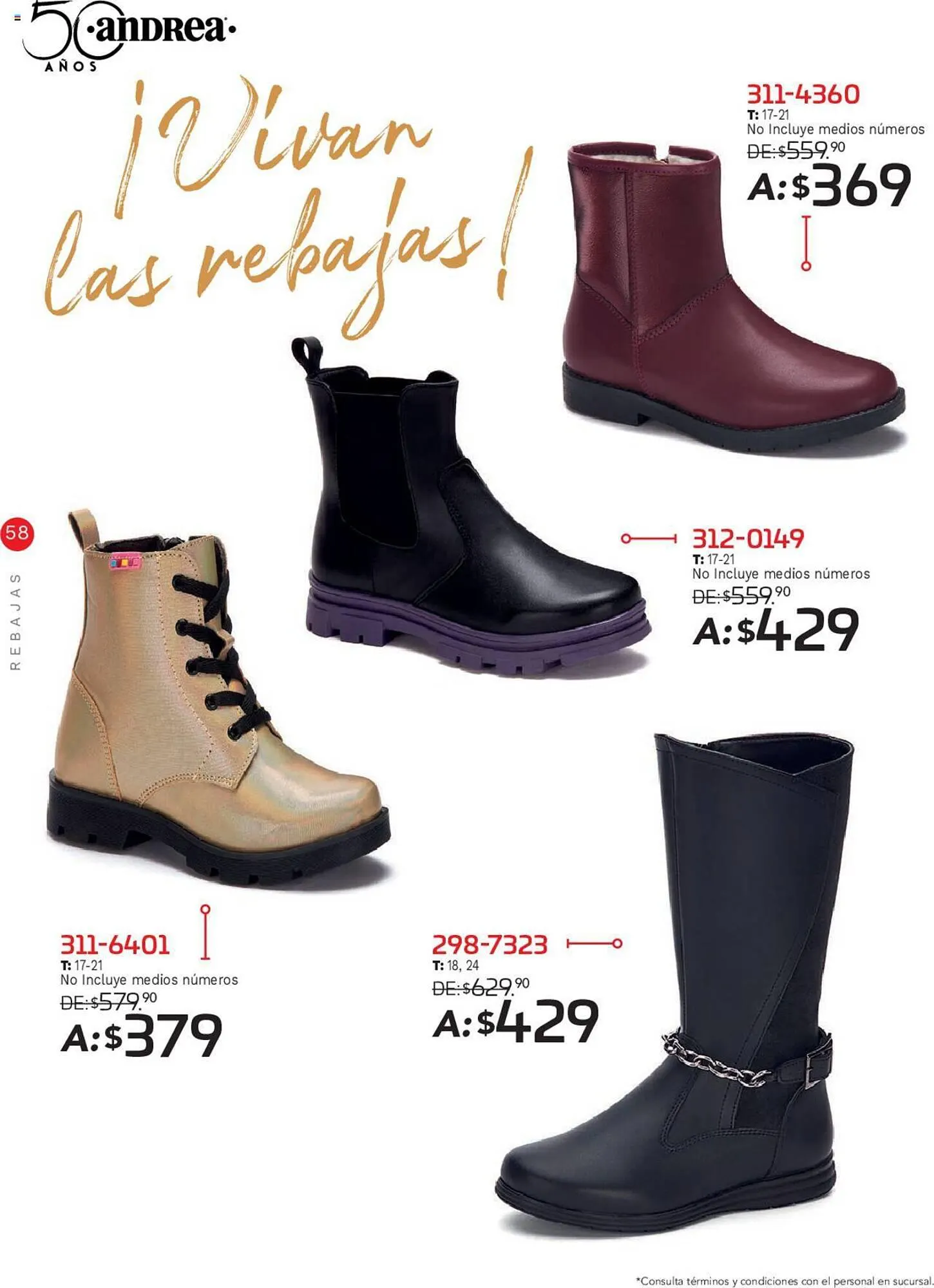 Catálogo de Catálogo Andrea 10 de diciembre al 30 de marzo 2024 - Pagina 58