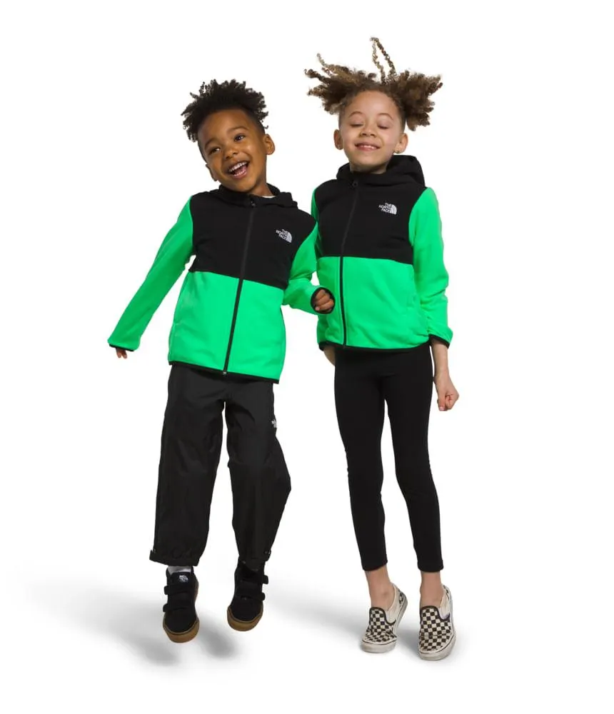 Sudadera Con Gorro Glacier Cierre Completo Infantil Verde Neon