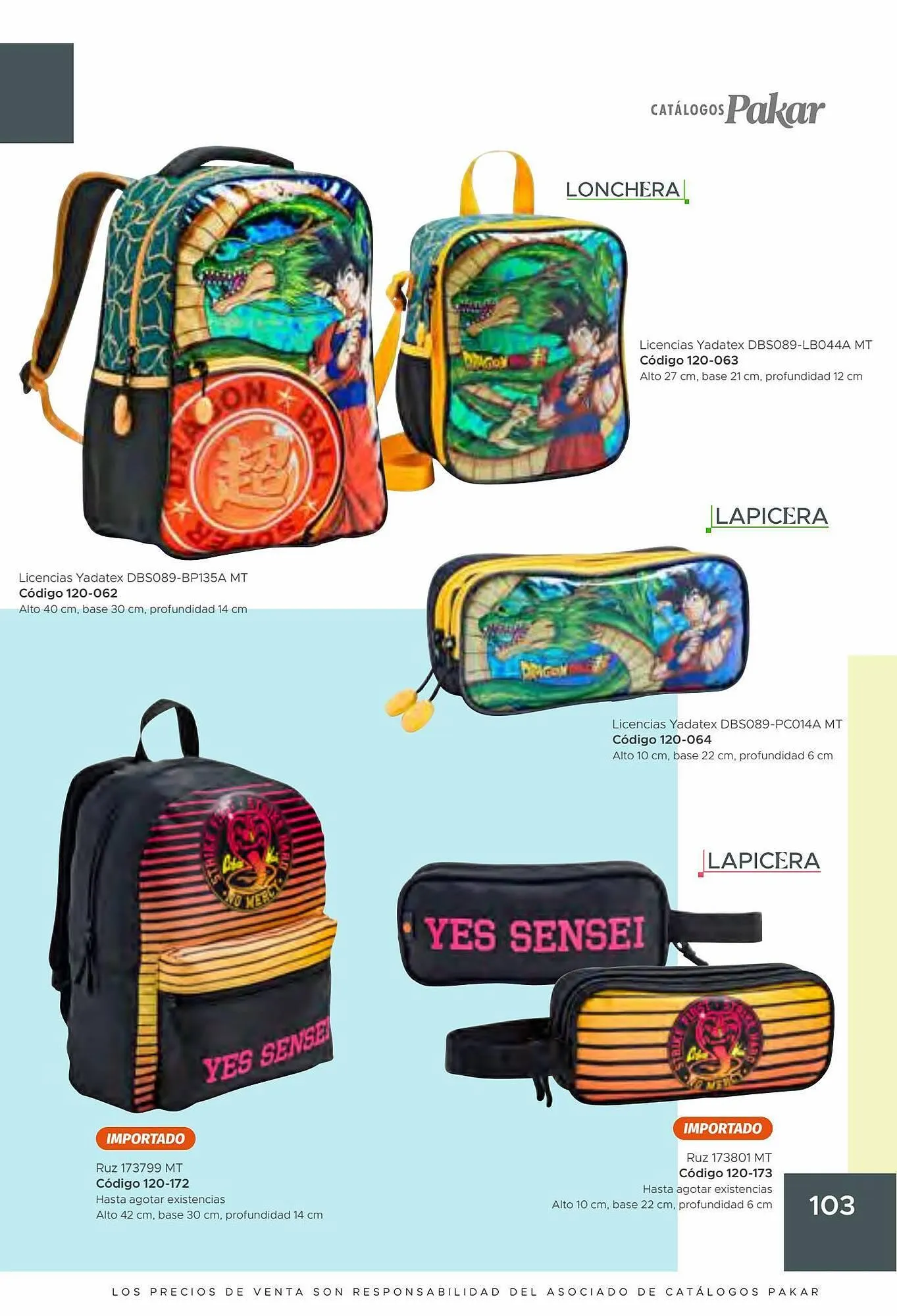 Catálogo de Catálogo SC Pakar 31 de julio al 31 de diciembre 2023 - Pagina 103