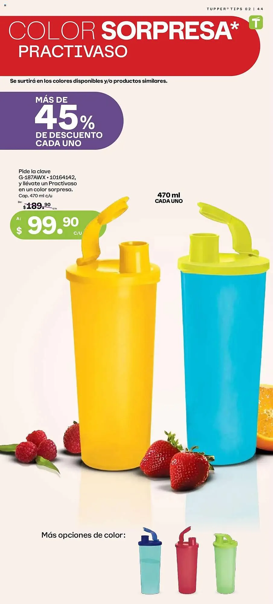 Catálogo de Catálogo Tupperware 27 de enero al 23 de febrero 2025 - Pagina 44