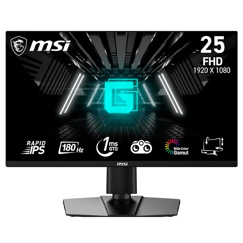Monitor MSI G255PF E2 / FHD / Rapid IPS / Free Sync / 1ms / 1920x1080 / 180Hz / 25” / G255PF E2/