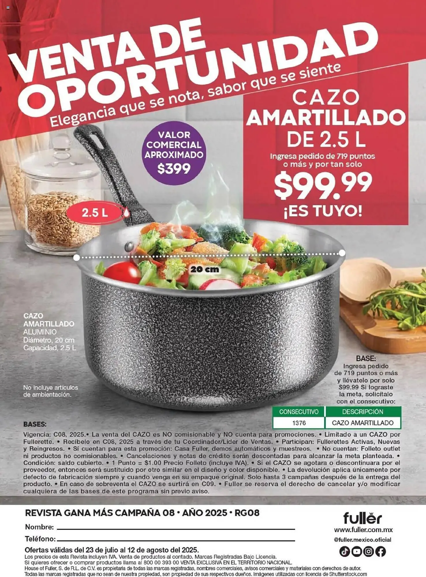 Catálogo de Catálogo Fuller 23 de julio al 14 de agosto 2025 - Pagina 33