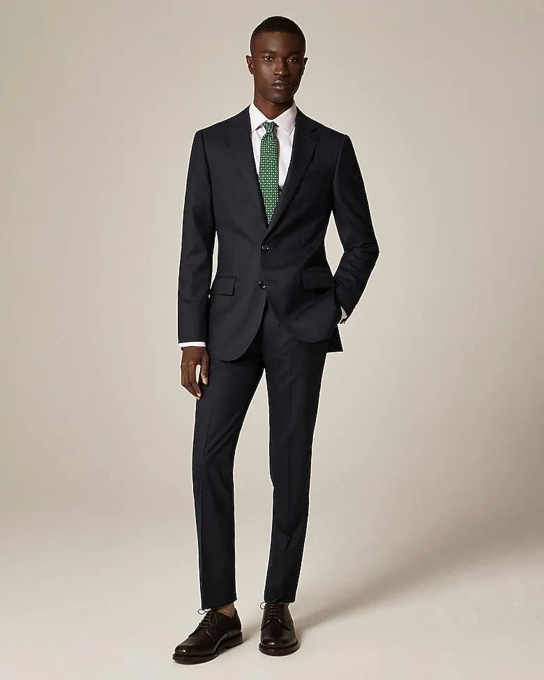 Ludlow Slim-fit suit jacket with double vent in Italian wool