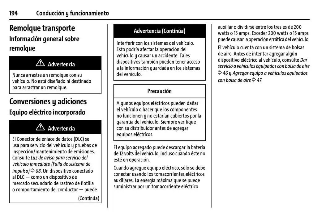 Catálogo de BrightDrop 400 Y BrightDrop 600 Manual del propietario 22 de enero al 31 de diciembre 2025 - Pagina 195