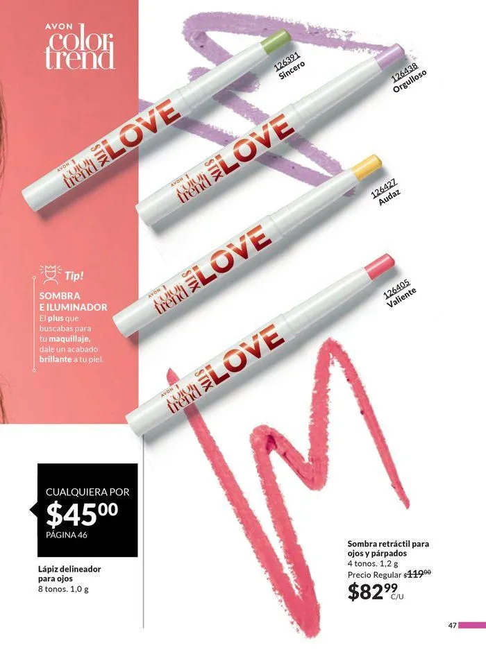 Catálogo de Avon COSMÉTICOS C09 17 de abril al 22 de mayo 2024 - Pagina 47