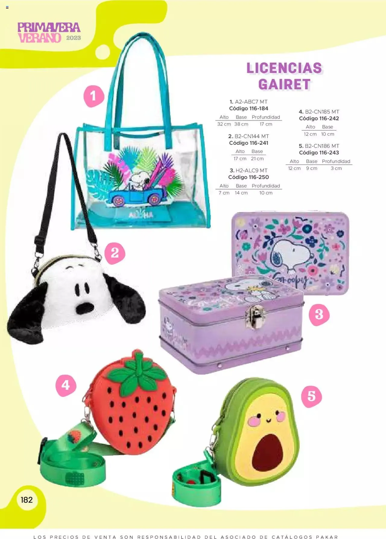 Catálogo de SC Pakar - Nina 27 de enero al 31 de diciembre 2023 - Pagina 182