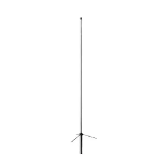 Antena base UHF, fibra de vidrio ajustable, rango de frecuencia 406 - 512 MHz