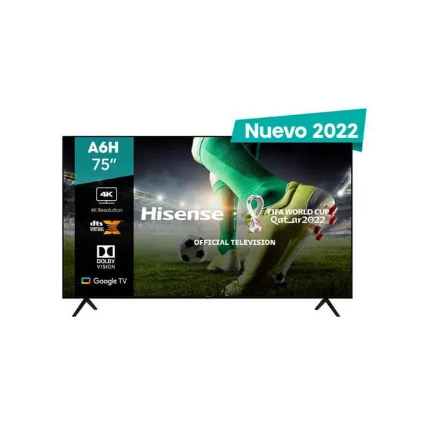 Tv 75 Pulgadas Hisense Smart TV UHD 4K 75A6H Led Android