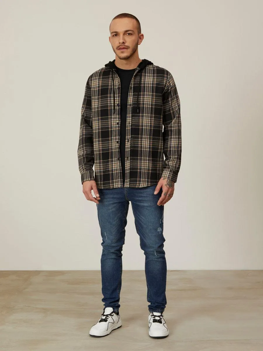 Camisa Manga Larga con Capucha