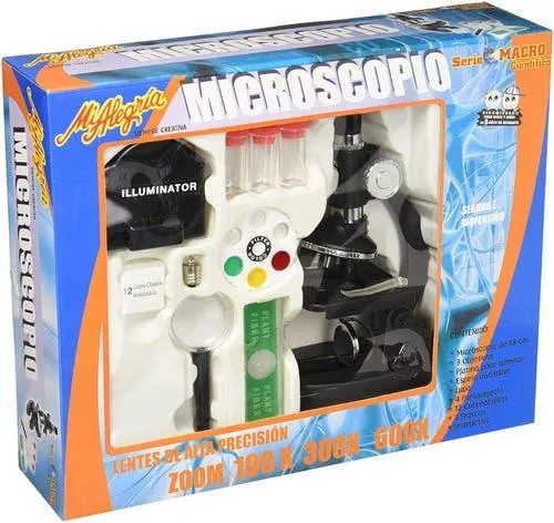 Mi Alegría Microscopio Plus 100X 300X 600X 1204
