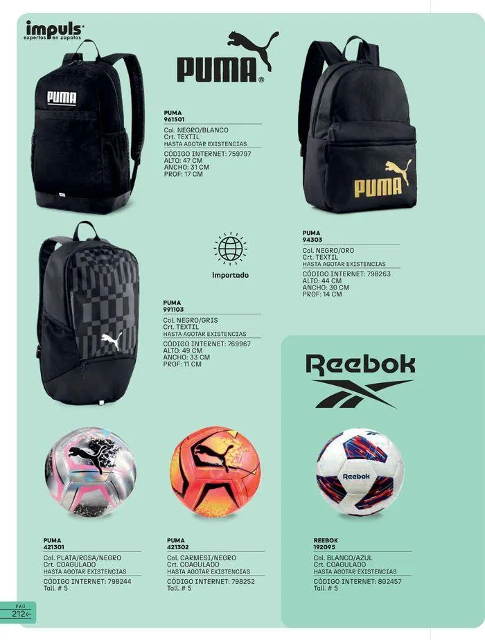 Catálogo de IMPULS Caballero Verano-Otoño 5 de julio al 15 de noviembre 2024 - Pagina 214