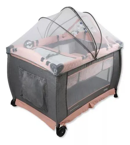 CUNA CORRAL Simple Pink Gray