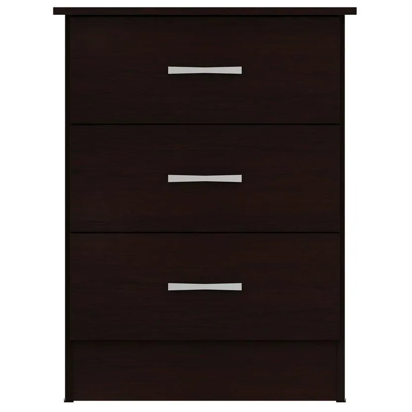 Cómoda 3 cajones café