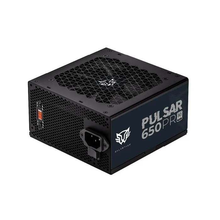 Fuente de Poder PC 650W Gamer BALAM RUSH PULSAR 650PR 80 Plus White No Modular Negro BR-937719