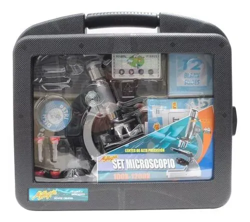 Microscopio Con Estuche 1200x Mi Alegría