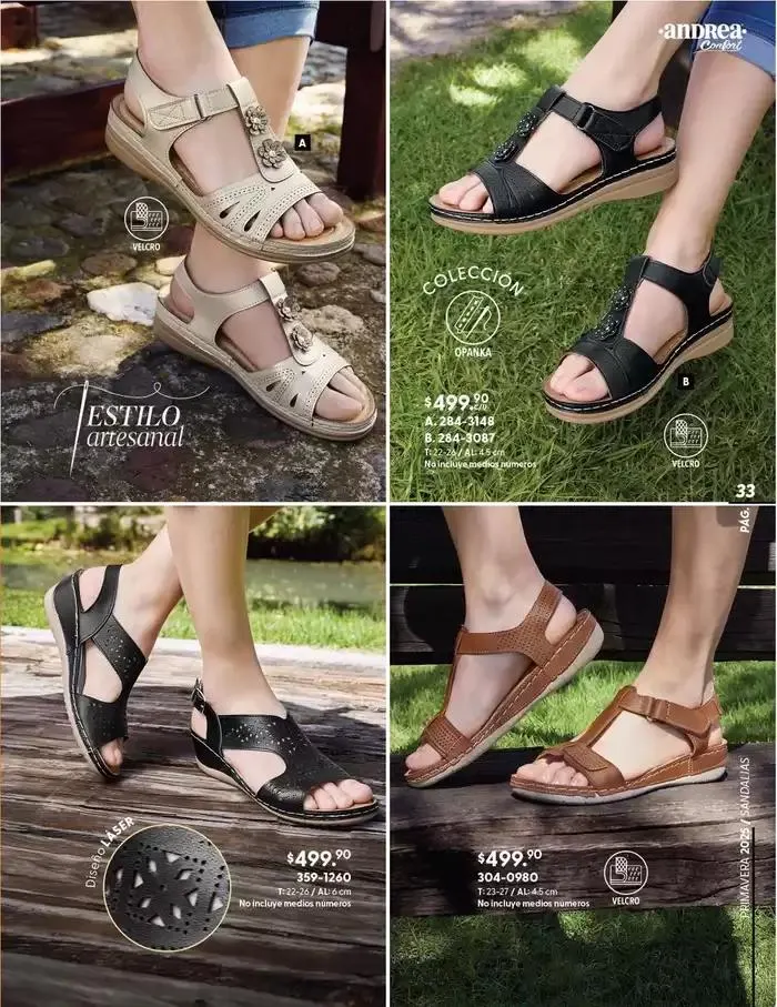 Catálogo de ANDREA | CALZADO CONFORT 26 de enero al 24 de mayo 2025 - Pagina 33