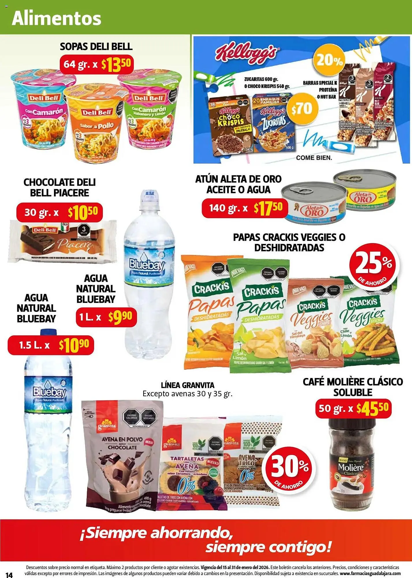 Catálogo de Folleto Farmacias Guadalajara 15 de enero al 31 de enero 2026 - Pagina 14