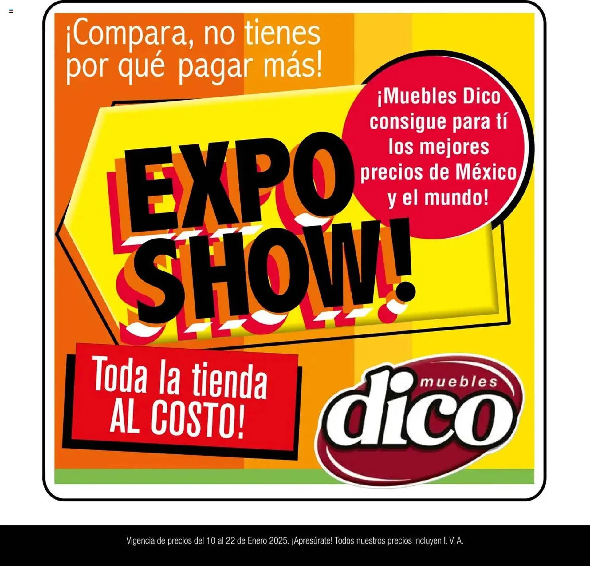 Catálogo de Catálogo Muebles Dico 10 de enero al 22 de enero 2025 - Pagina 1