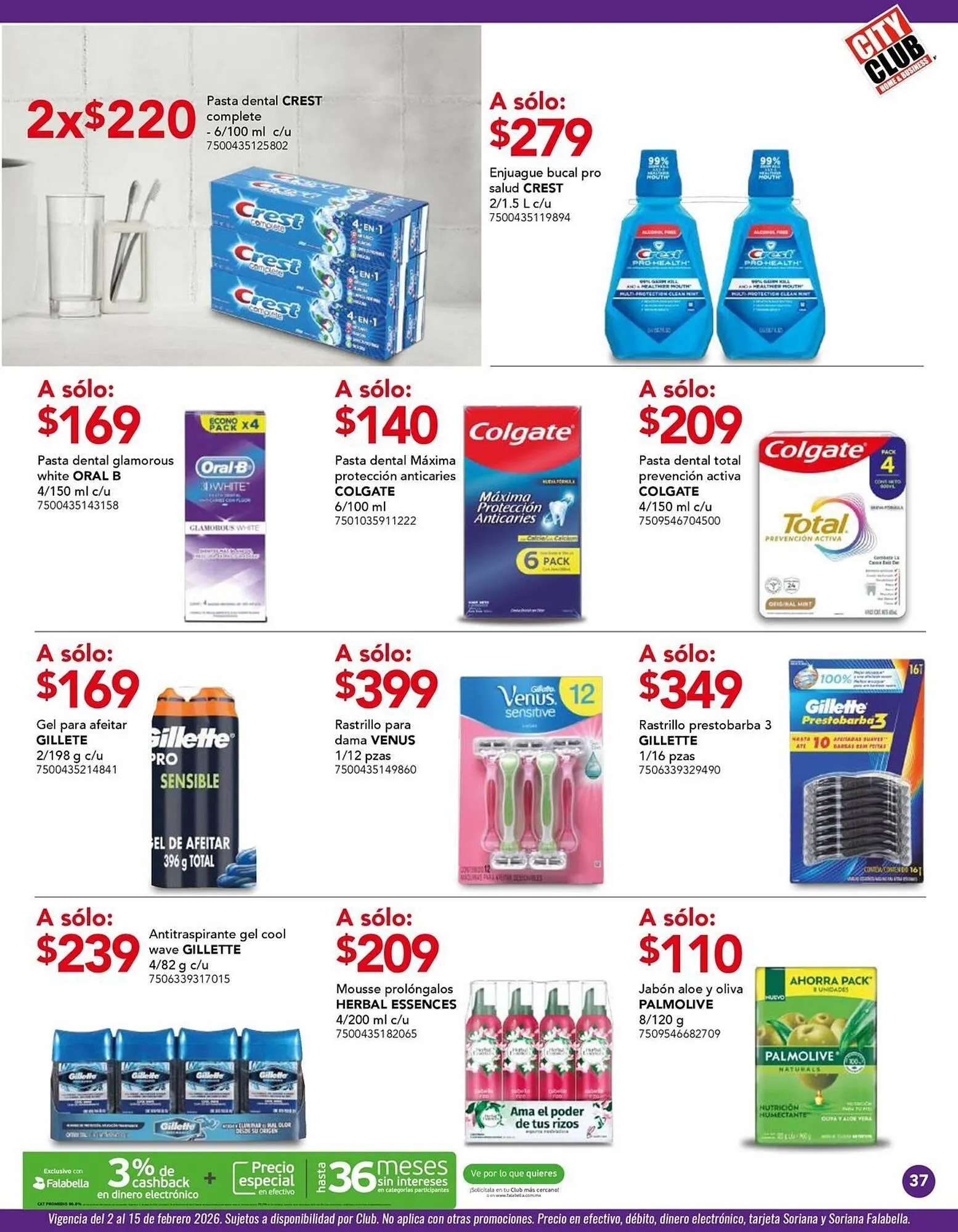 Catálogo de Catálogo City Club 2 de febrero al 1 de marzo 2026 - Pagina 37